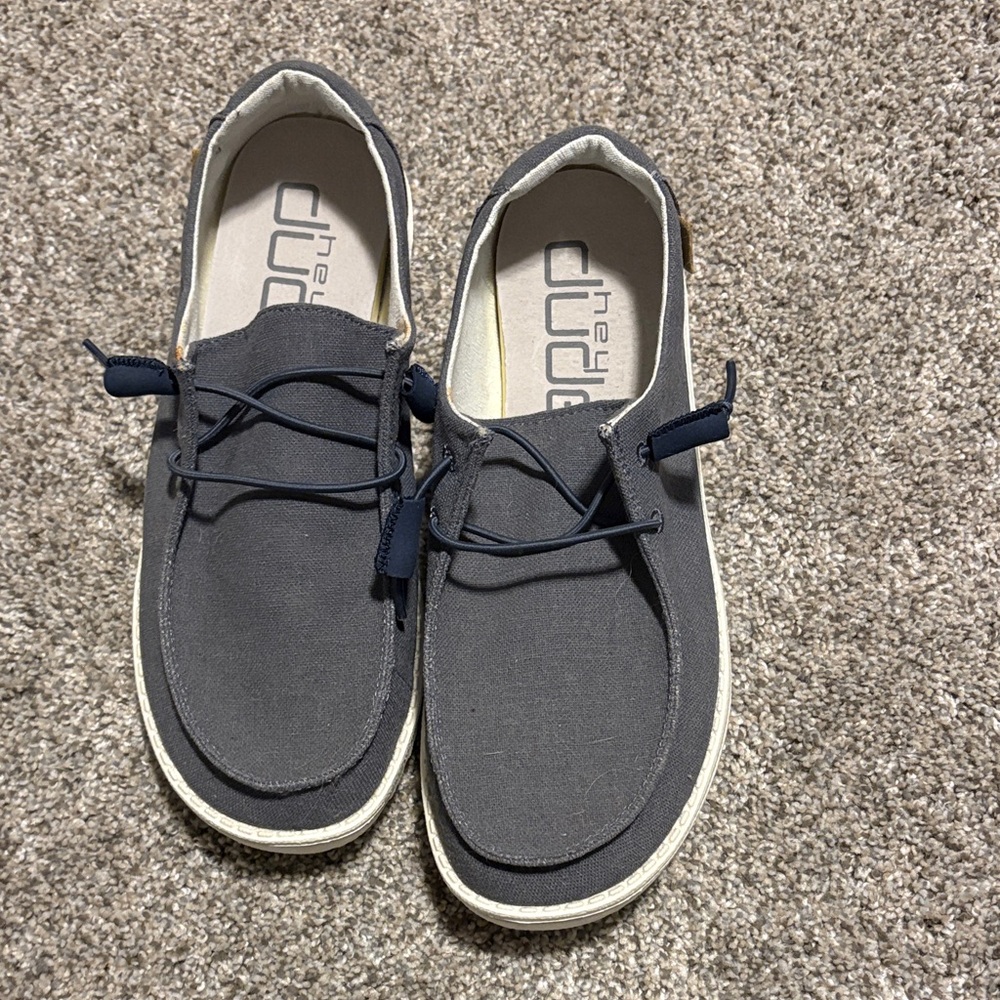 NWOT-Hey Dude Women’s Dark Gray Shoes